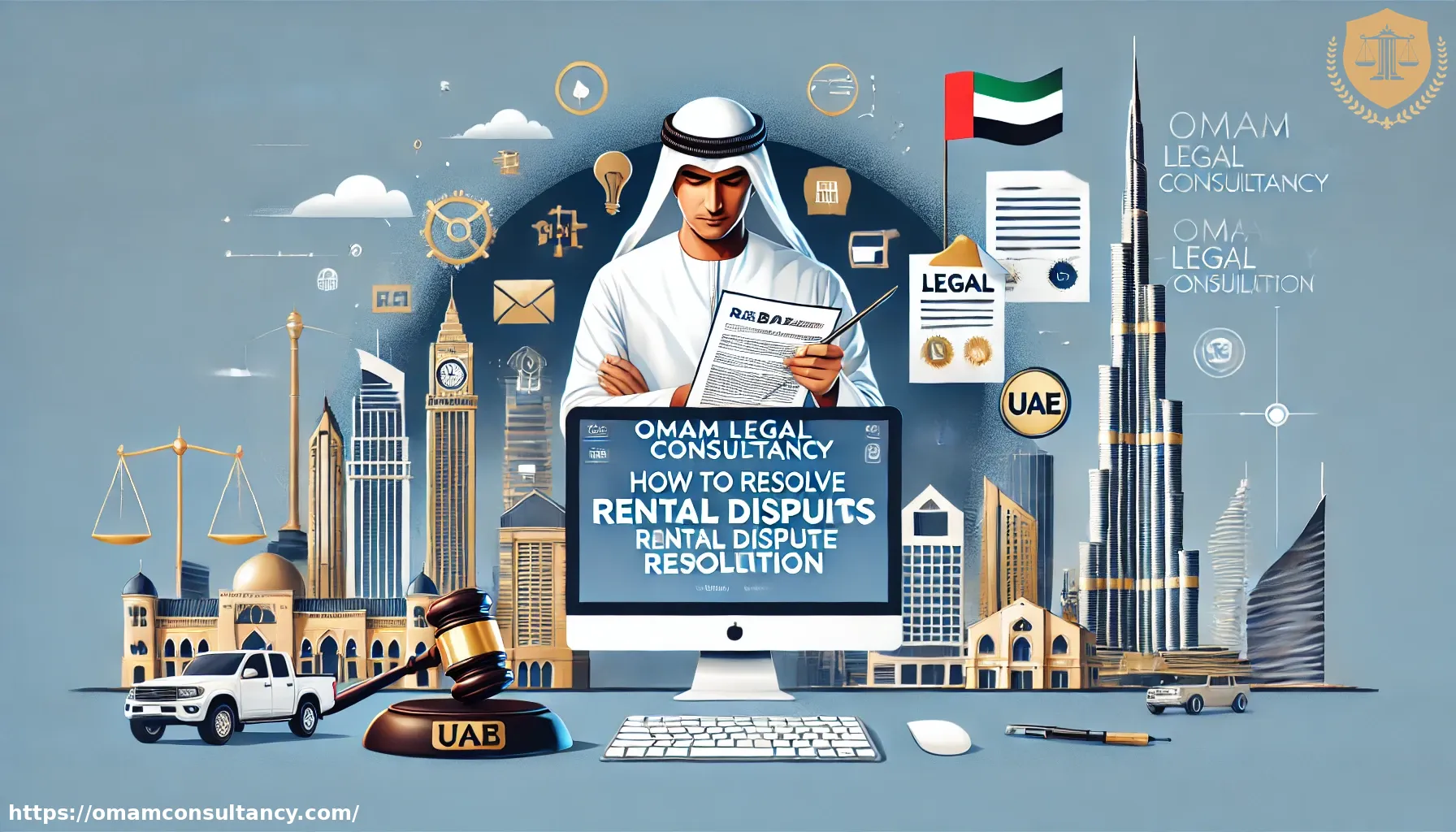 كيفية فض المنازعات الإيجارية في دبي